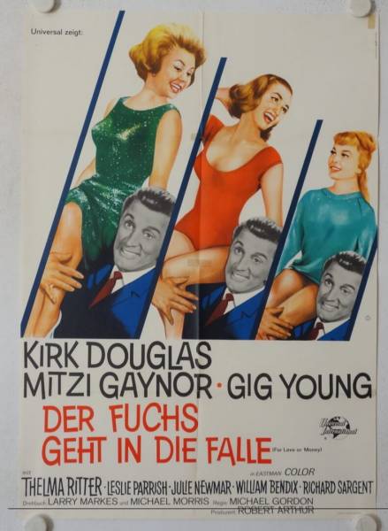 For Love or Money original release german movie poster